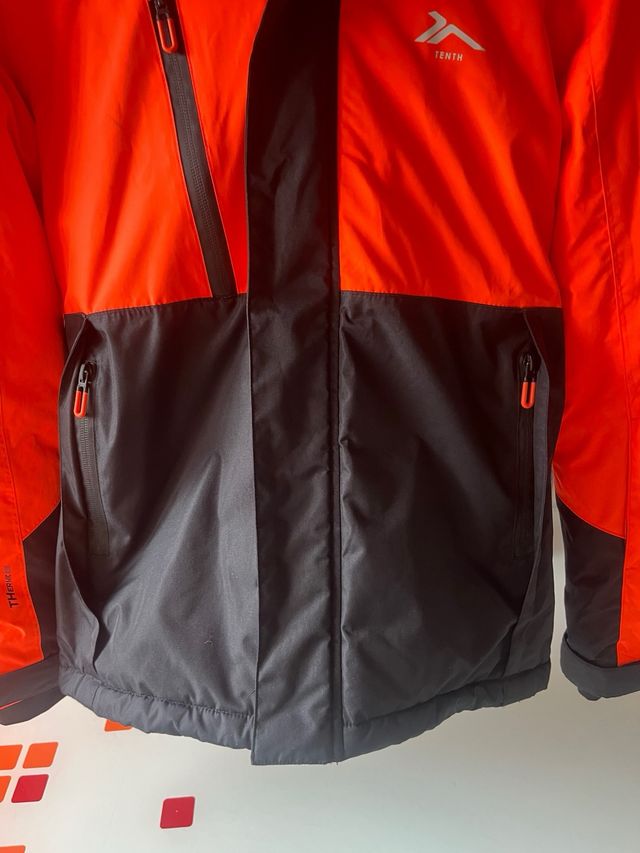 Cazadora de nieve T.14 años Naranja/Negra