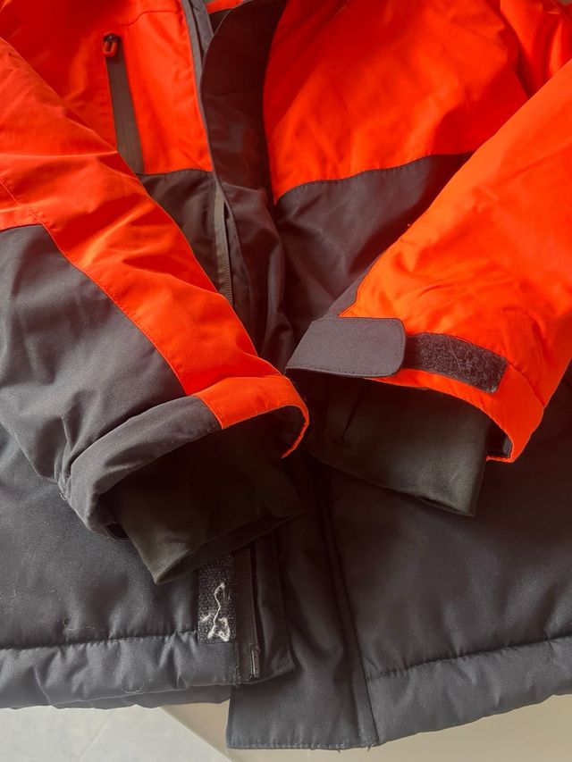 Cazadora de nieve T.14 años Naranja/Negra