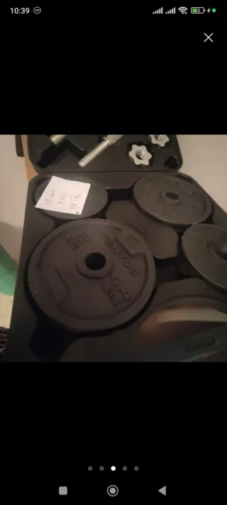 Kit Pesas 20kg Decathlon