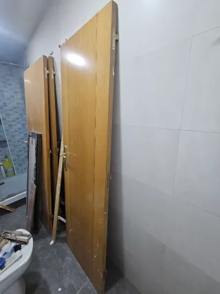 4 puertas macizas 1 puerta maciza vidriera