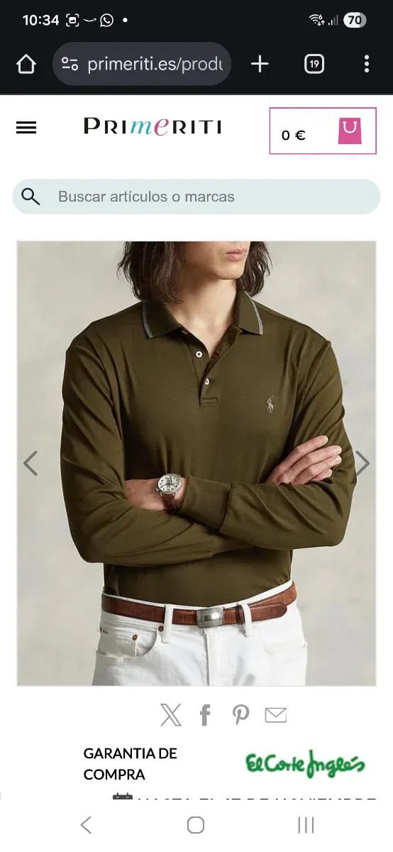 Polo Ralph Lauren Verde Talla XXL