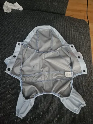 Chubasquero perro mini Bonapet azul cielo. XS