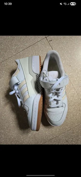 Zapatillas Adidas Forum Low Beige/Blanco