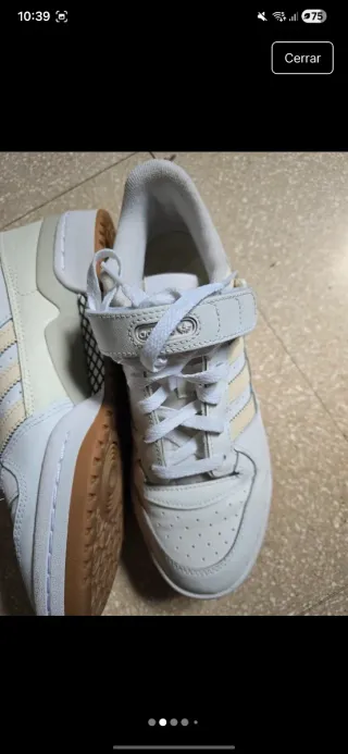 Zapatillas Adidas Forum Low Beige/Blanco