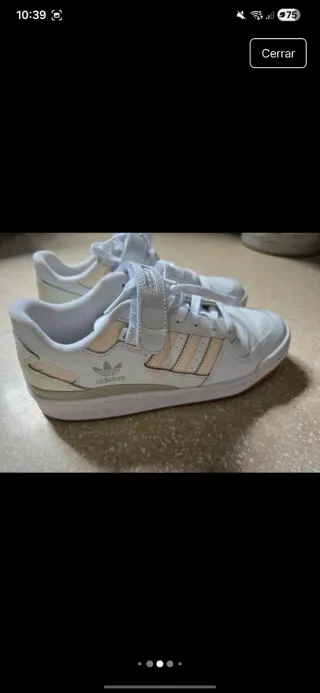 Zapatillas Adidas Forum Low Beige/Blanco