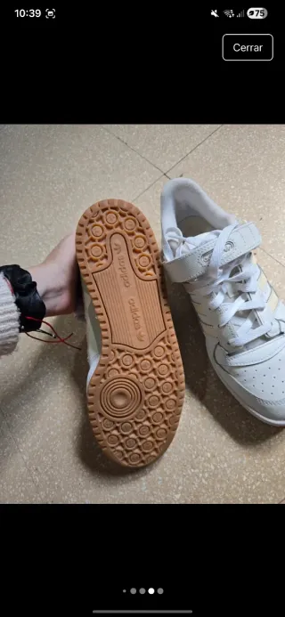 Zapatillas Adidas Forum Low Beige/Blanco