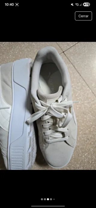 Zapatillas Puma Soft Foam Beige/Blanco