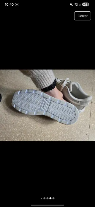 Zapatillas Puma Soft Foam Beige/Blanco