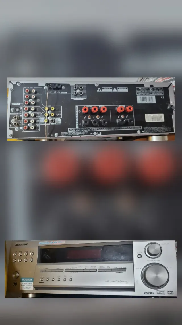 Receptor AV Pioneer Plata