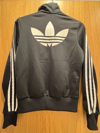 Jersey Adidas Negro con Rayas Blancas