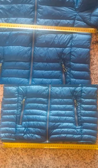 Piumino CMP blu e verde con cappuccio