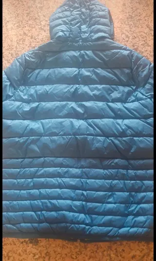 Piumino CMP blu e verde con cappuccio