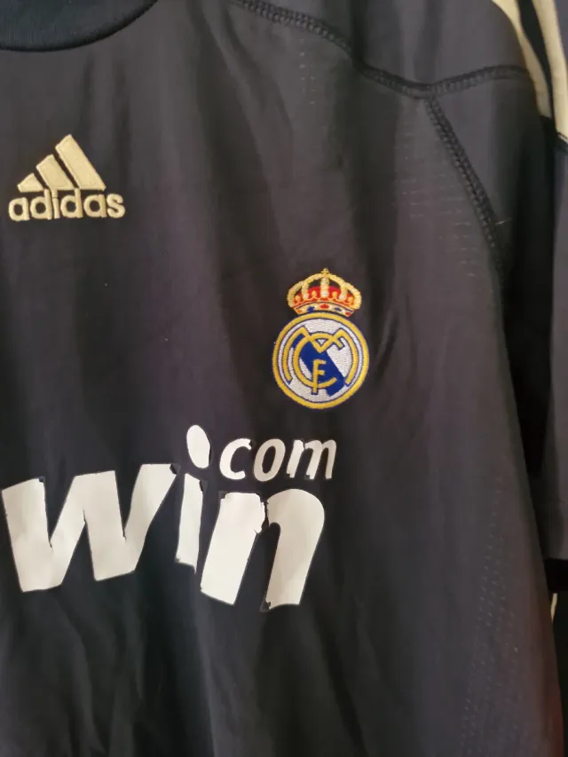 Camiseta Real Madrid Adidas Negra Talla M