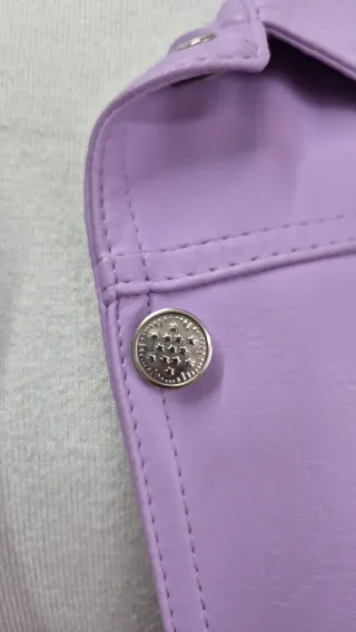 Conjunto Morgan Cazadora y Falda T-38 Morado