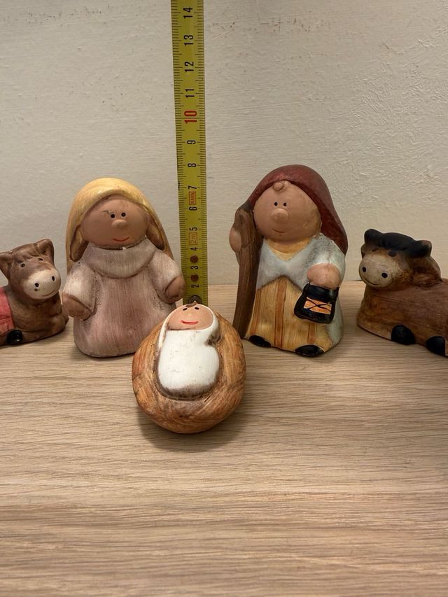 Statuine Presepe Ceramica Natale