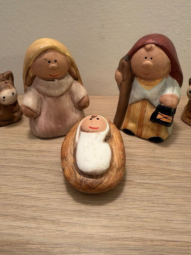Statuine Presepe Ceramica Natale