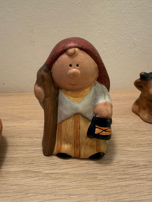 Statuine Presepe Ceramica Natale