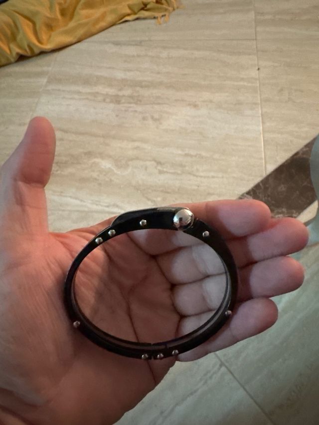 Pulsera Cuero Trenzado Calavera Acero