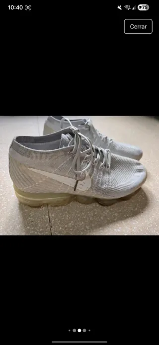 Nike Air Vapormax Flyknit Gris/Blanco