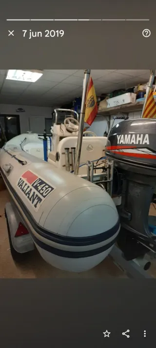 Valiant V450 + Yamaha 40cv 2T + Remolque