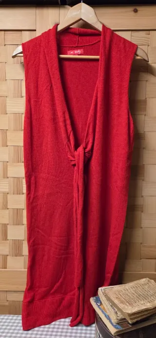 Vestido Rene Derhy Negro y Rojo