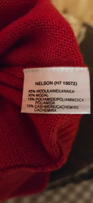 Vestido Rene Derhy Negro y Rojo