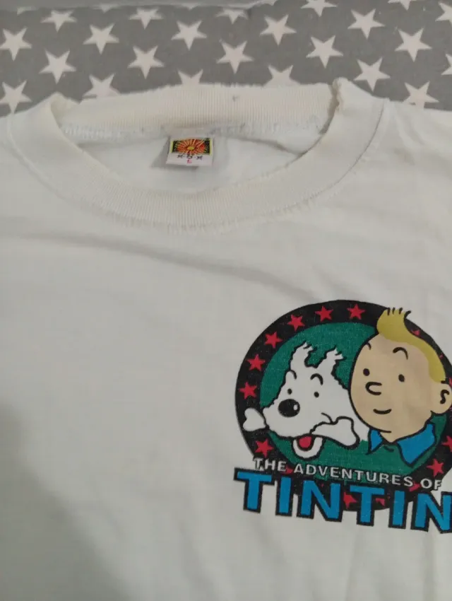Camiseta Tintin Blanca