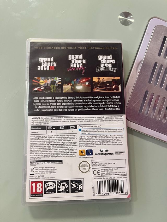 GTA Trilogy Definitive Edition per Nintendo Switch
