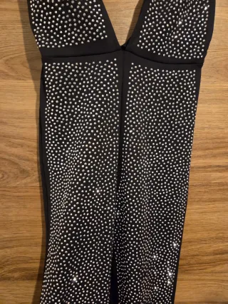 Mono largo de fiesta con brillos