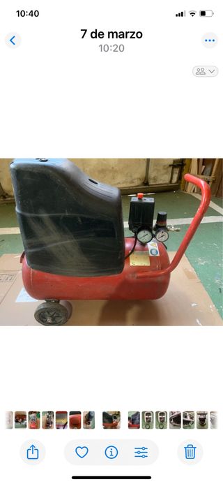 Compresor de aire con ruedas