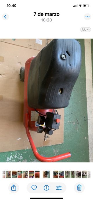 Compresor de aire con ruedas