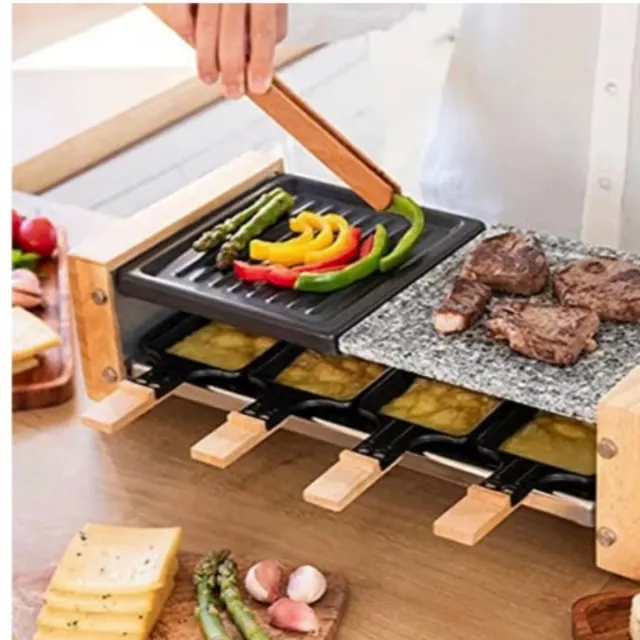 Raclette Cecotec Cheese&grill 8400 Wood
