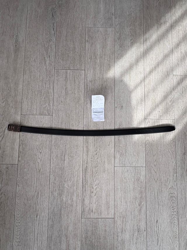 Cintura AMIRI Nero Fibbia Dorata