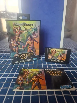 MEGADRIVE GOLDEN AXE II ORIGINAL COMPLETO