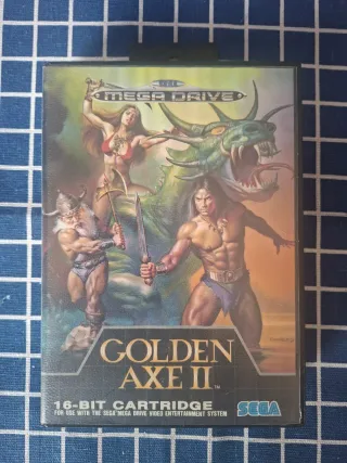 MEGADRIVE GOLDEN AXE II ORIGINAL COMPLETO