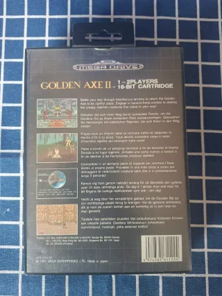 MEGADRIVE GOLDEN AXE II ORIGINAL COMPLETO