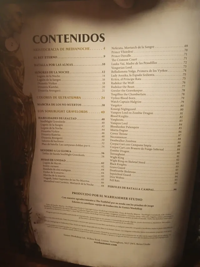 Tomo de batalla soulblight gravelords