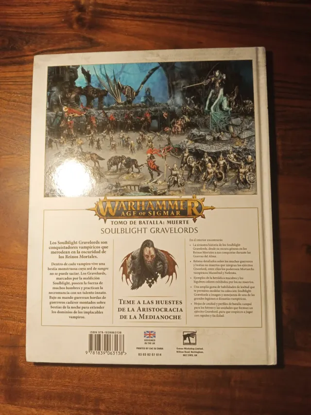 Tomo de batalla soulblight gravelords