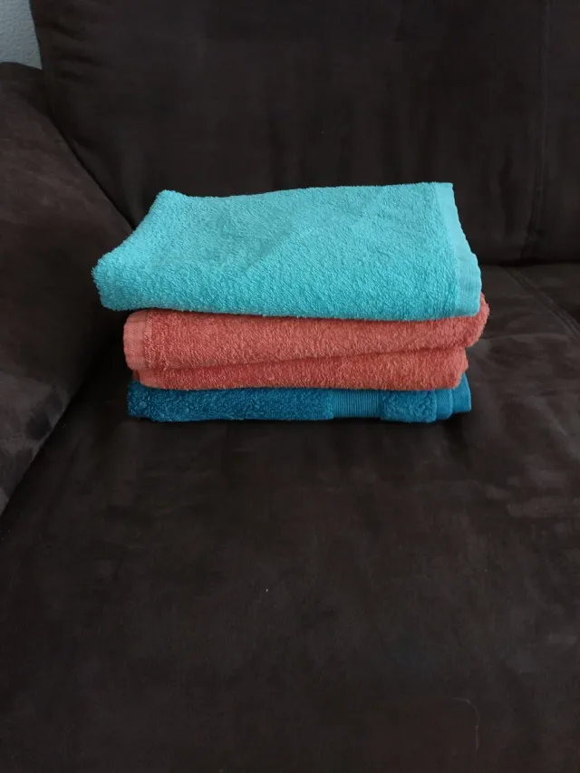 Surtido de toallas manos y baño.