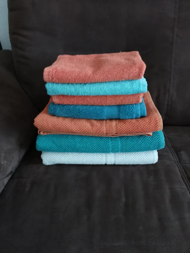 Surtido de toallas manos y baño.