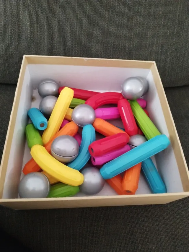 Juego Construcción Magnético Colores