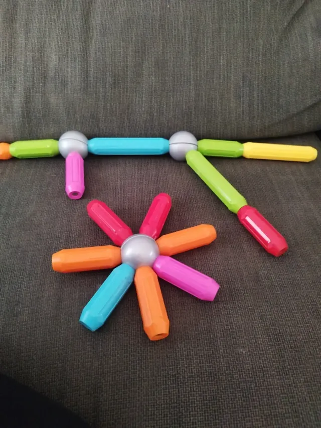 Juego Construcción Magnético Colores