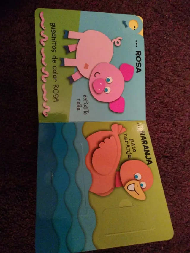 Libro infantil Los colores