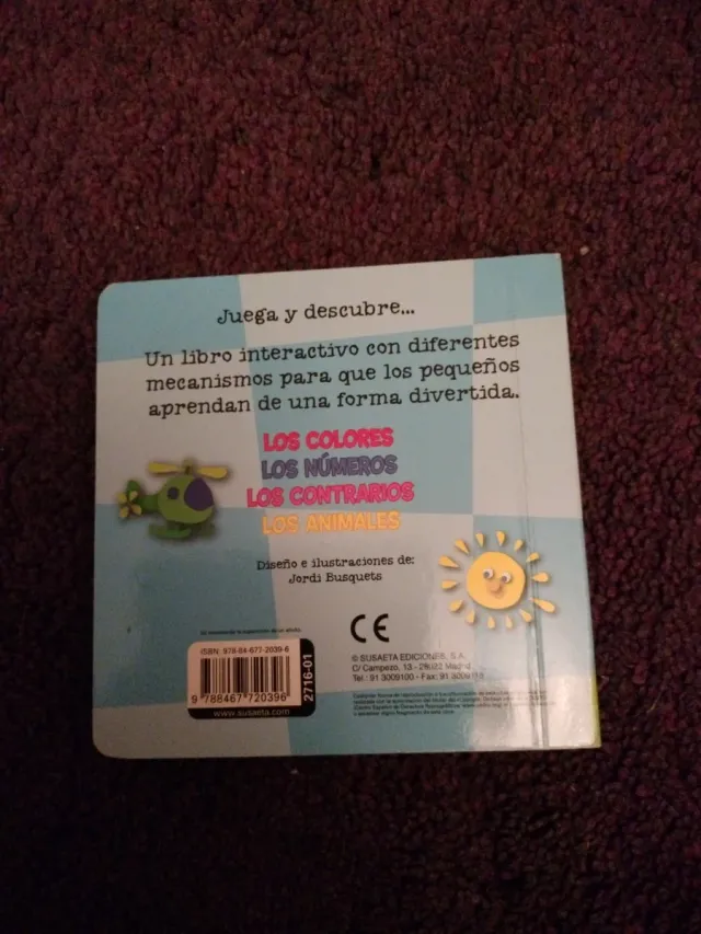 Libro infantil Los colores