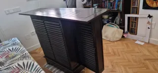 Mueble Bar Madera Oscura Maison du Monde