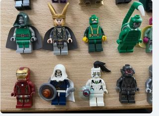 Lote 34 Figuras Lego Marvel Originales