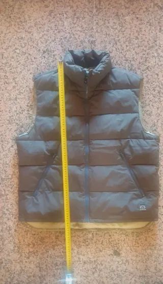 Sergio Tacchini Piumino Smanicato Grigio Beige