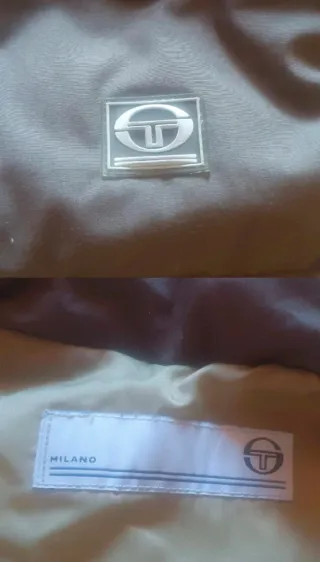 Sergio Tacchini Piumino Smanicato Grigio Beige