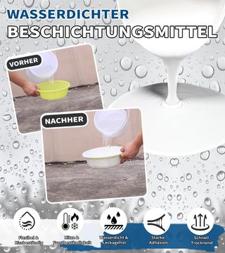 Sellador Impermeable Polyurea REHOUPTY 3Kg Blanco