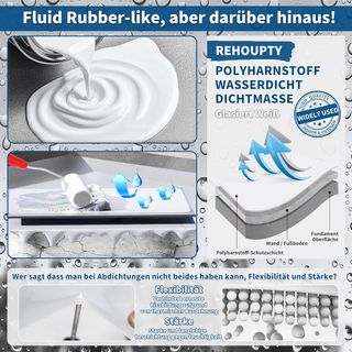 Sellador Impermeable Polyurea REHOUPTY 3Kg Blanco